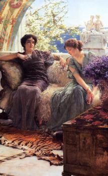 Sir Lawrence Alma-Tadema : Unwelcome Confidence